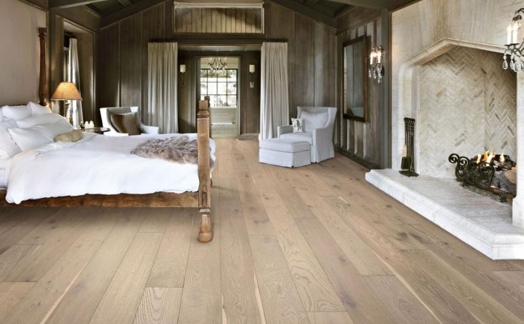 luxury vinyl bedroom flooring example